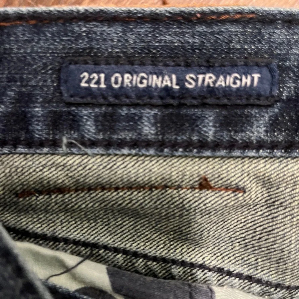 Lucky Brand 221 Straight Leg Mens Jeans Dark Wash Denim 34 x 32